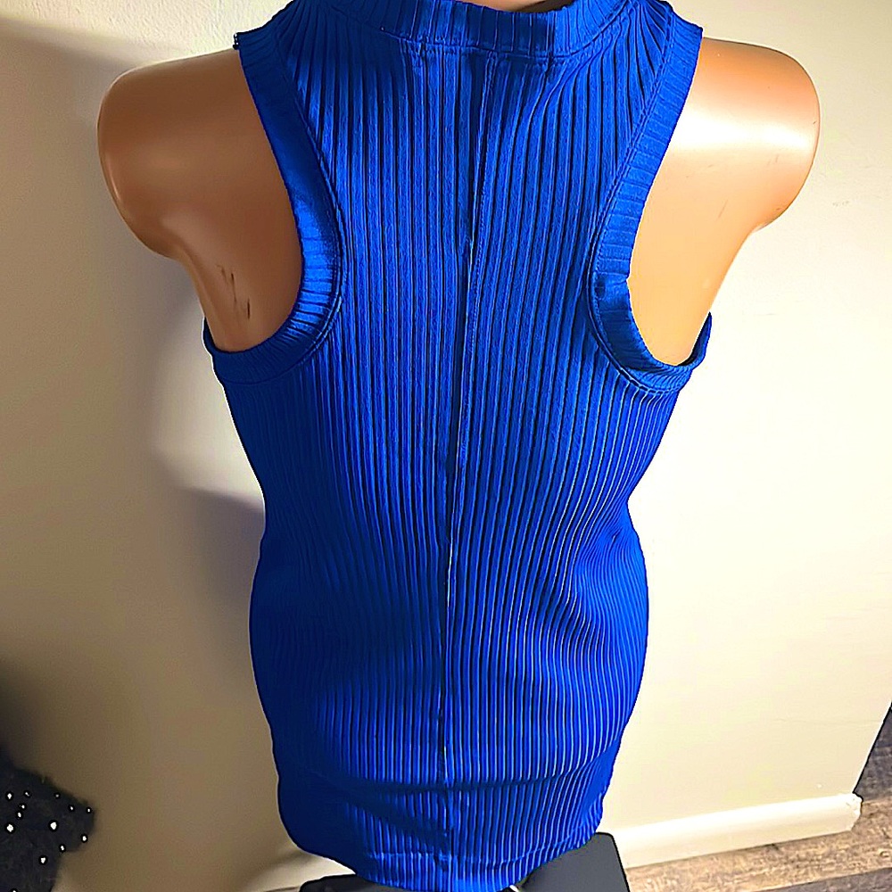 Racerback thick rubbed fitted bodycon midi dress